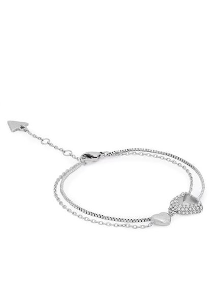 Bracciale Guess Donna Iconique in Acciaio Cristallo JUBB05 027JW - JUBB05 027JW